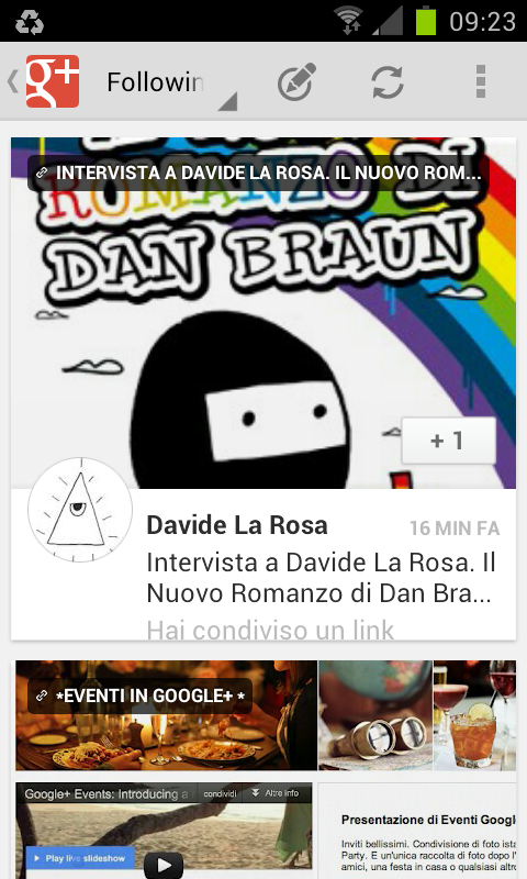 google+ mobile android