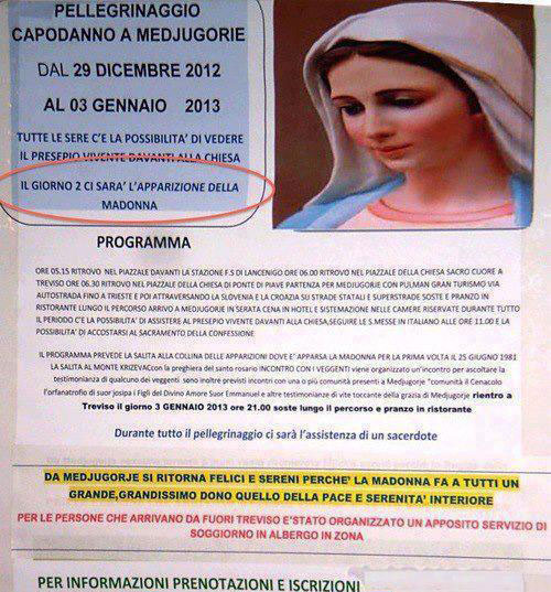 Medjugorje la Madonna