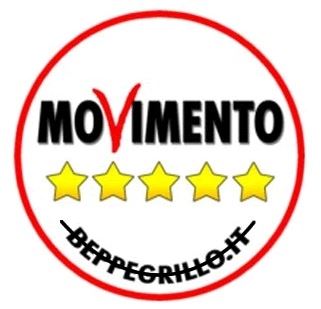 MOVIMENTO 5 STELLE_ Togliere la scritta beppegrillo.it dal logo polit