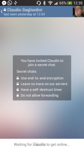 secret chat telegram