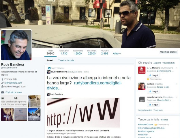 Rudy Bandiera (RudyBandiera) su Twitter