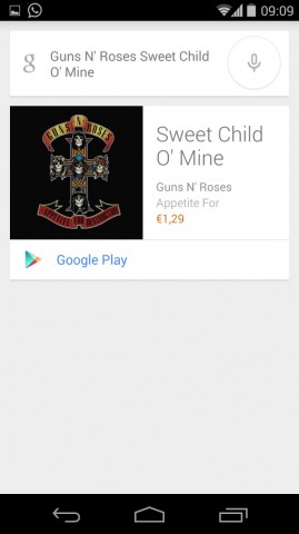 musica 2 google now ok google