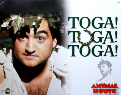 john belushi toga