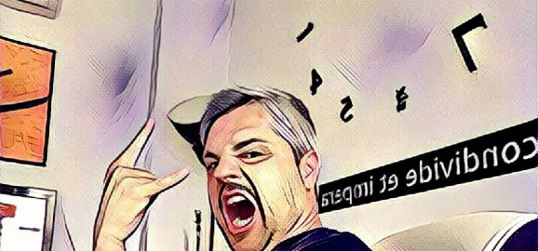 rudy bandiera cartoon