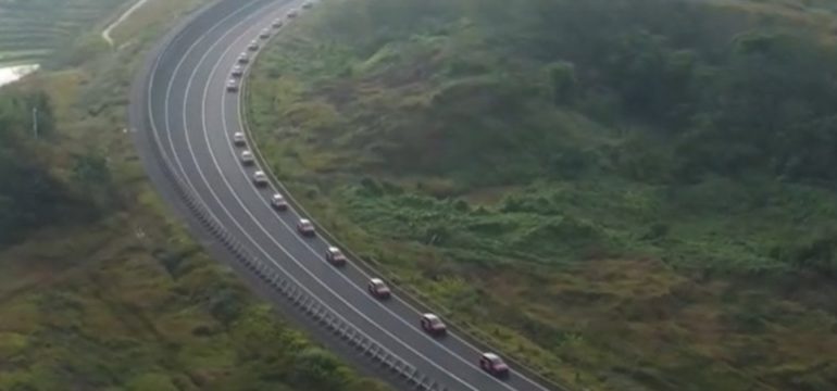 carovana auto autonome cina