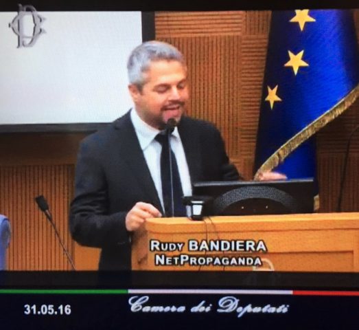 Rudy Bandiera in Parlamento, alla Camera dei Deputati