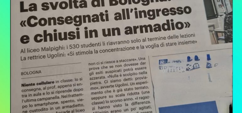 Cellulari vietati in classe: giusto o sbagliato