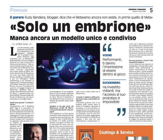 Per fare i conti con il futuro, servono due cose