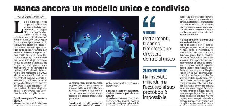 Per fare i conti con il futuro, servono due cose