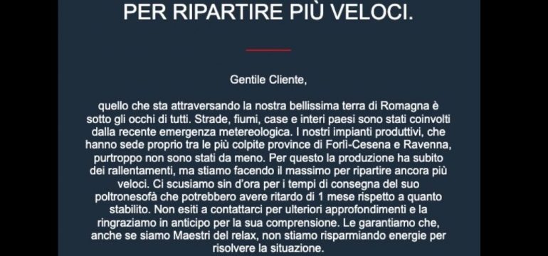 customer care fatta bene poltrone e sofà
