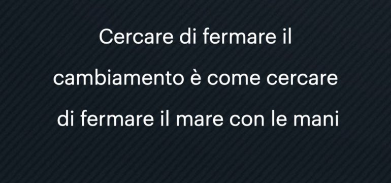 Fermare l’evoluzione tecnologica non ha senso
