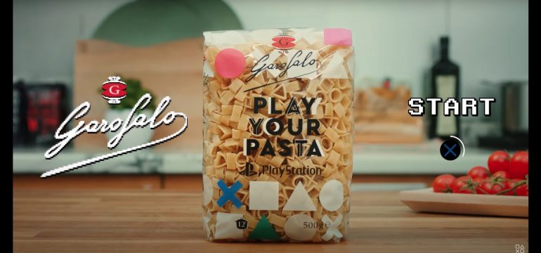 Pasta Garofalo e PlayStation: sinergia creativa