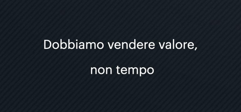 Lavorare bene equivale a lavorare tanto?