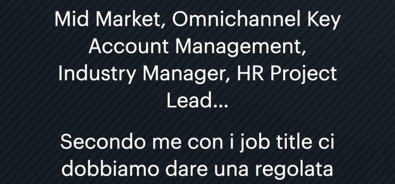 job title