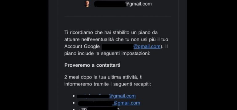 Come nominare il tuo contatto erede