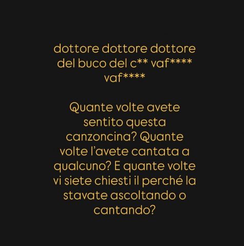 La si canta TUTTI, OVUNQUE e da SEMPRE. Perché?